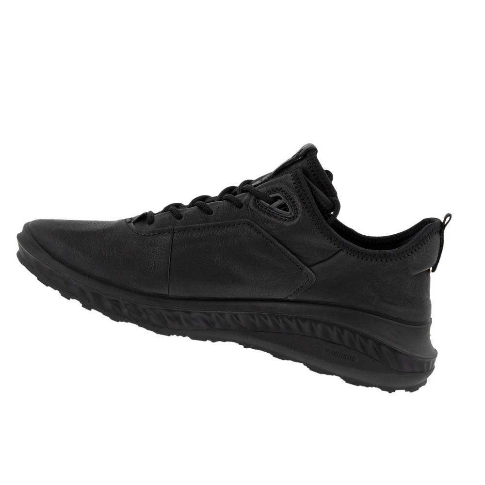 Men's Ecco St.360 Street Sneakers Black | Canada 661WNB